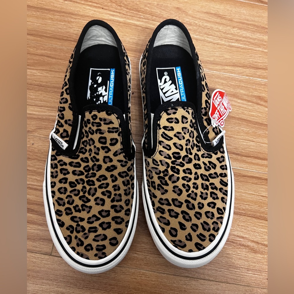 Vans Slip-On Leopard Skate Shoes
